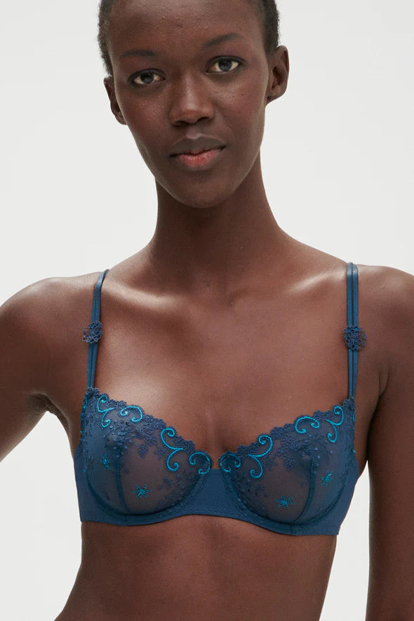 Delice Half Cup Bra - Prestige Blue