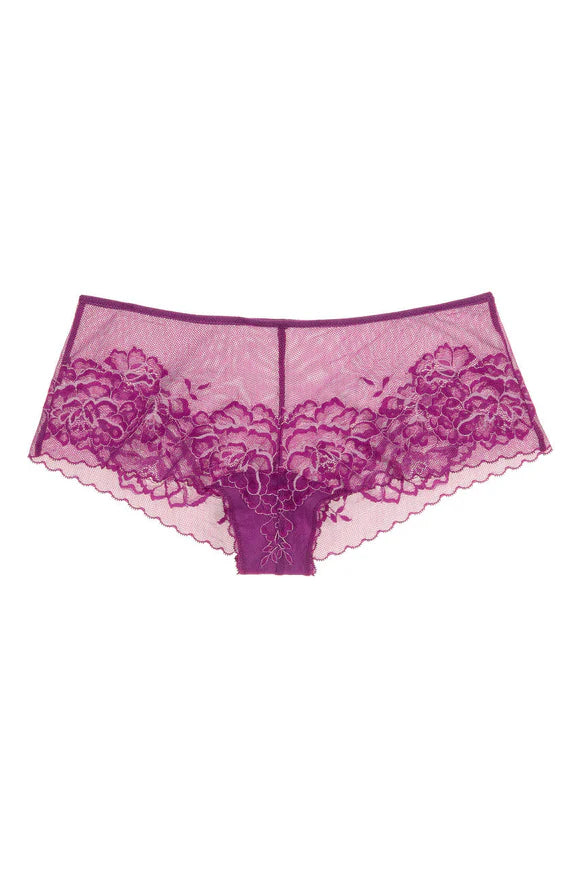 Flora Girl Brief - Grape/Blush