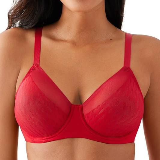 Elevated Allure Underwire Bra - Equestrian Red