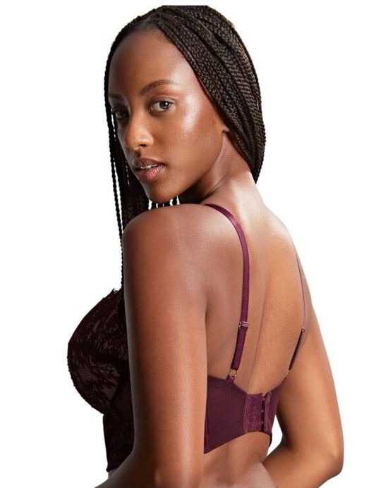 Carmen Bustier Corset - Mulberry