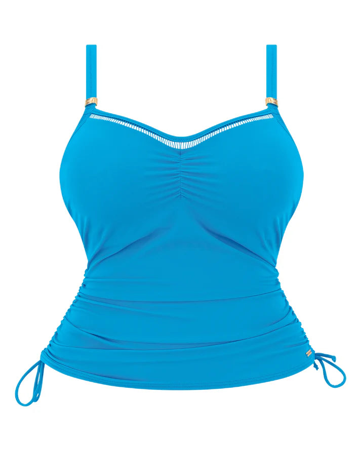 East Hampton Underwire Tankini Top- Blue Diamond