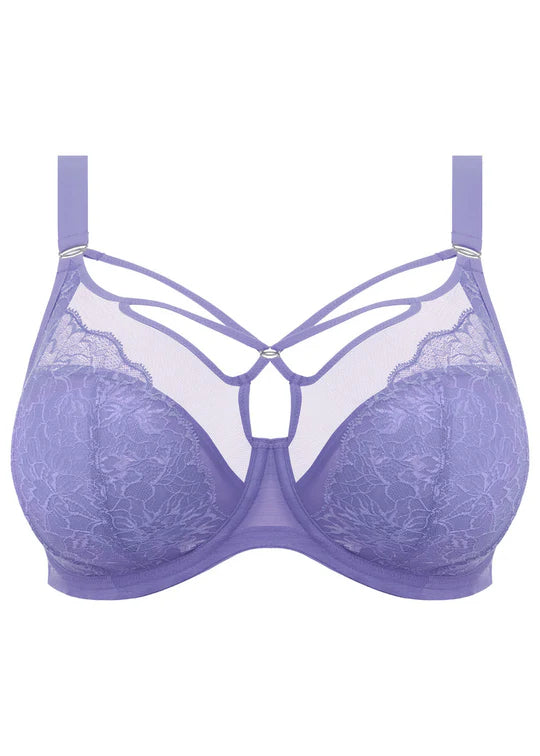 Brianna Padded Half Cup Bra - Jacaranda