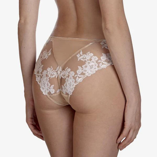 Tiramisu High Leg Panty - Beige/Vanilla