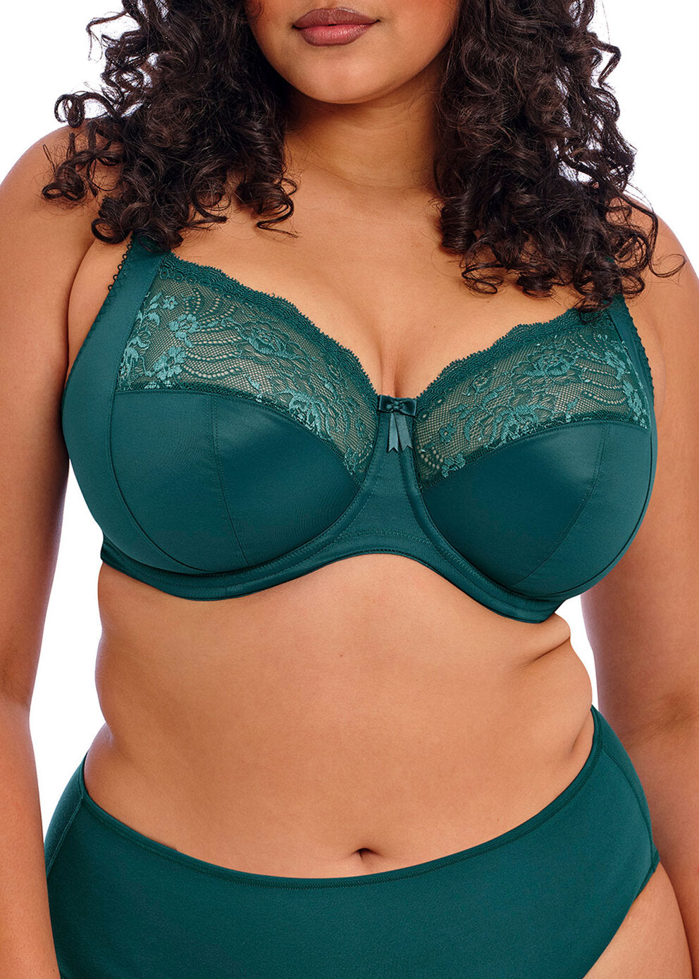 Morgan Stretch Banded Bra - Deep Teal