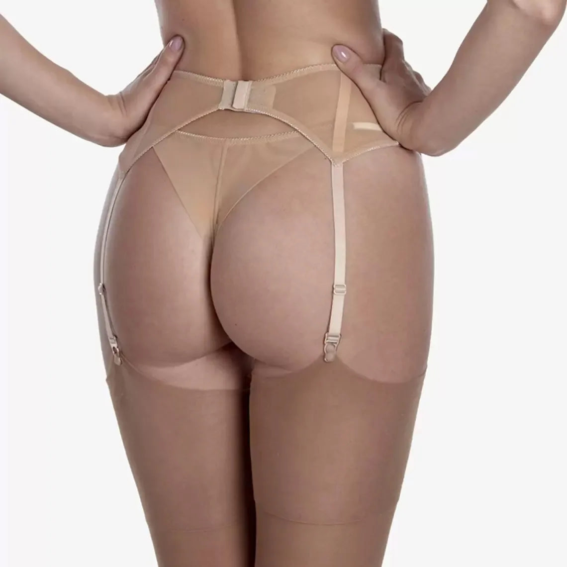 Tiramisu Garter Belt - Beige/Vanilla