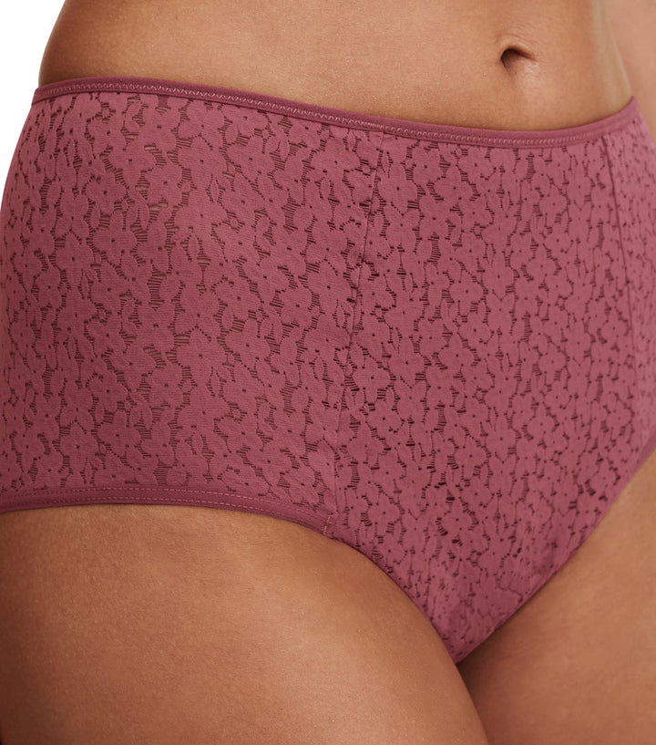 Norah Comfort High Waist Brief - Sepia
