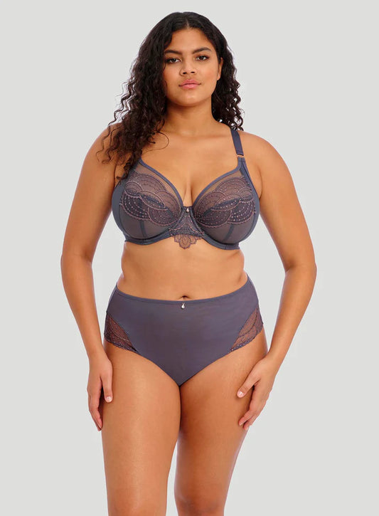Priya Plunge Underwire Bra - Storm