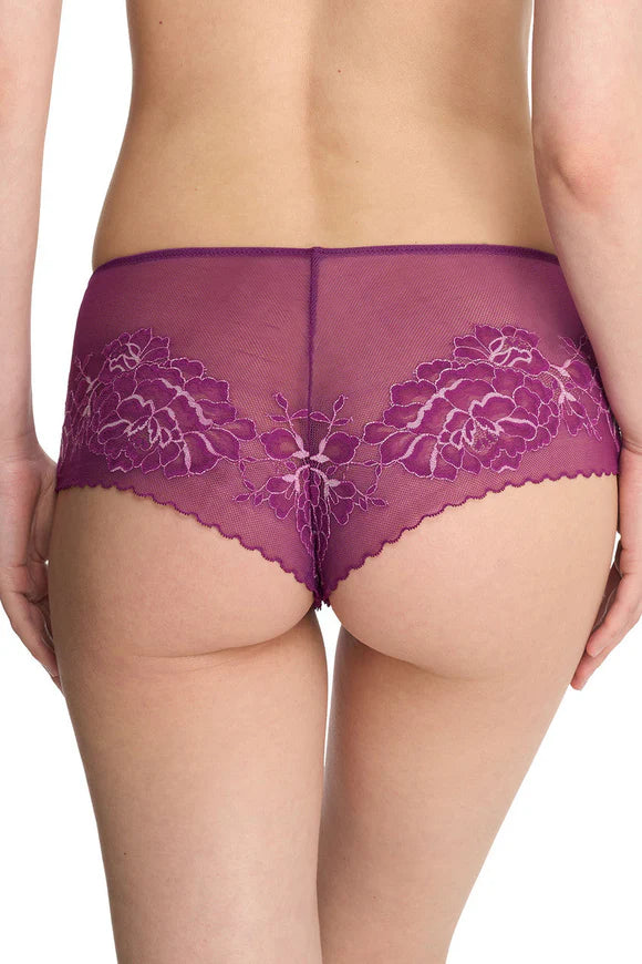 Flora Girl Brief - Grape/Blush