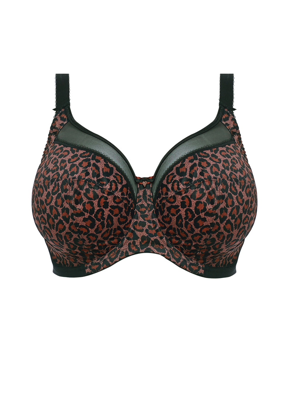 Kayla Banded Bra - Dark Leopard