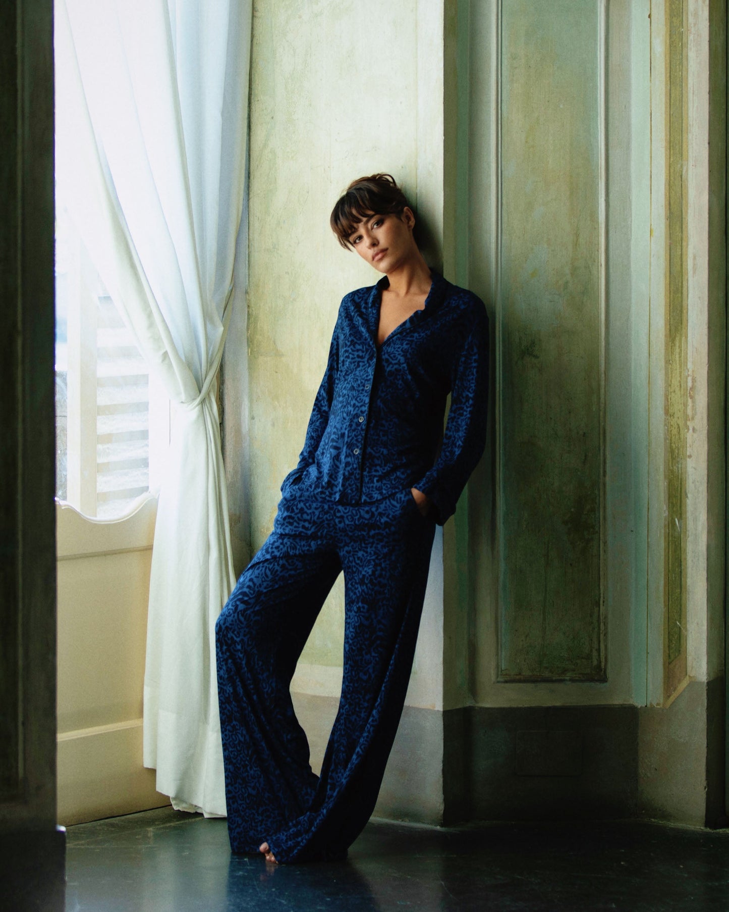 Cosabella Pima Lusso Printed Long PJ Set
