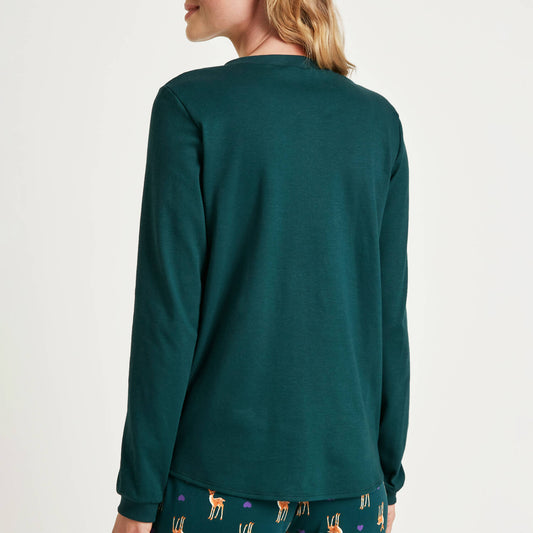 Cotton Pajama Top - Ponterosa Pine