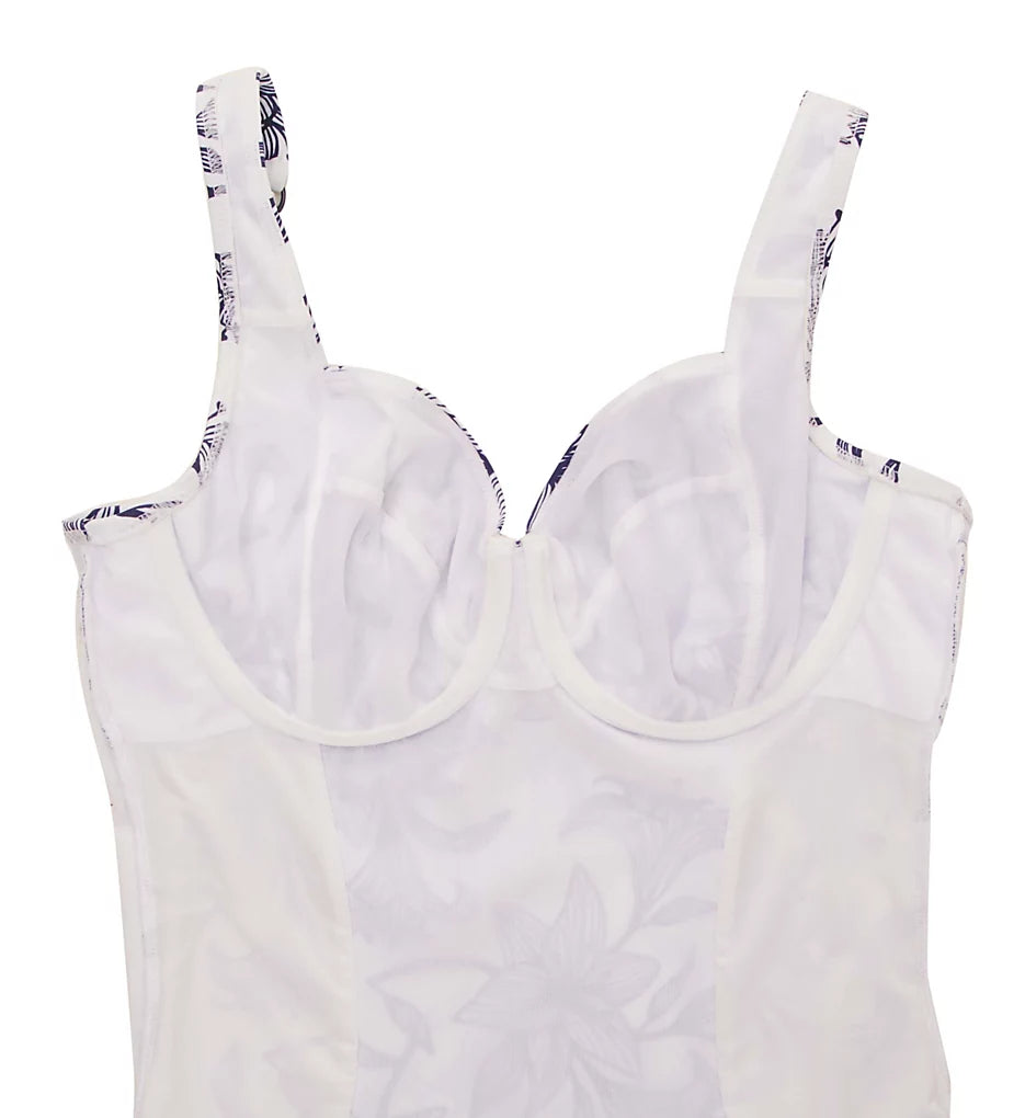 Capri Paloma Balcony One Piece Swimsuit - Capri Print