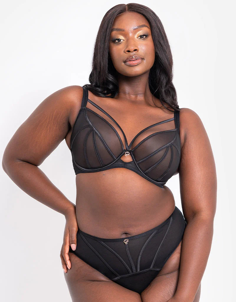 Senses High Waist Brief - Black