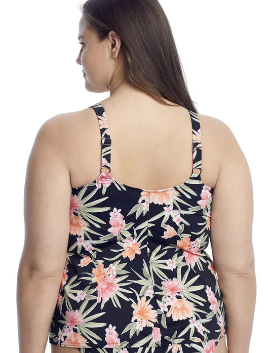 Dark Tropics Tankini Top