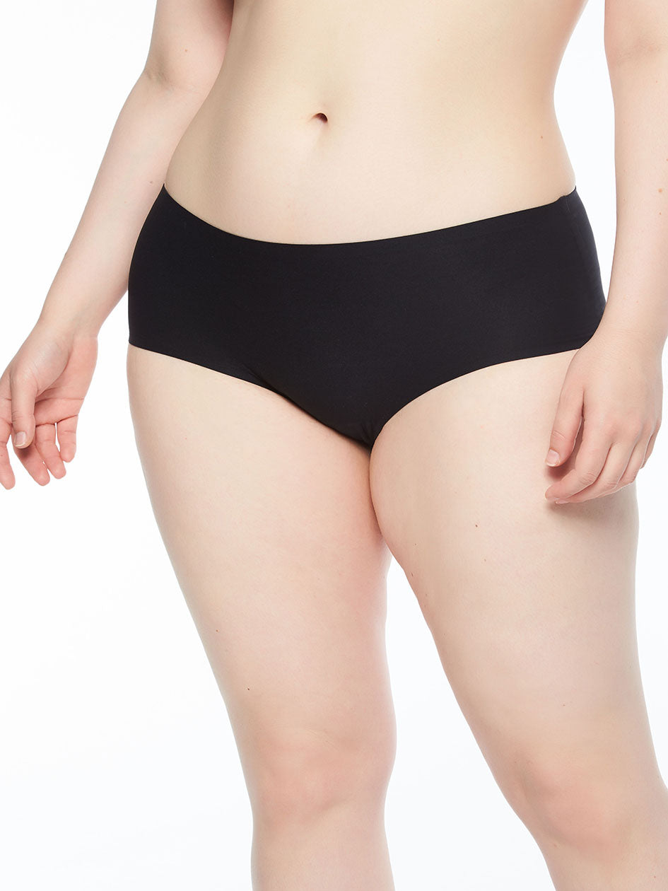 Chantelle Plus Size Seamless Soft Stretch Hipster Black