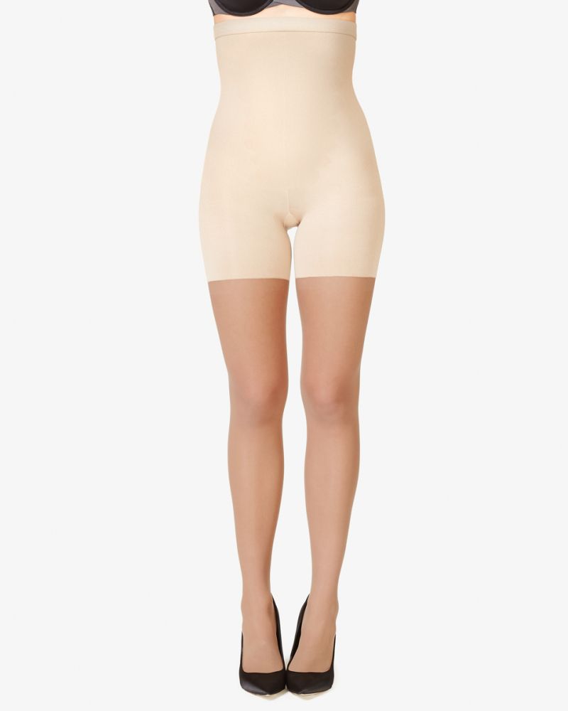 Spanx High-Waisted Shaping Sheers Nude S4