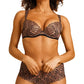 Iris Van Herpen X Aubade Sensory Illusion Plunge Push Up Bra - Golden Leaves