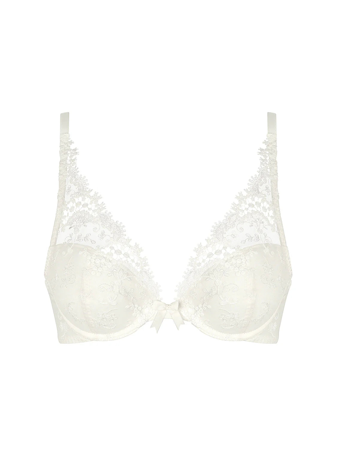 Wish Triangle Push Up Bra - Natural Ivory