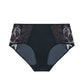 Dahlia High Waist Brief - Noir Copper