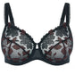 Dahlia Full Cup Support Bra - Noir Copper