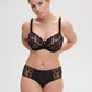 Dahlia Full Cup Support Bra - Noir Copper