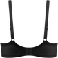 Dame de Paris Padded Plunge Bra - Black