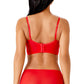 Encore Padded Longline Plunge Bra - Allure Red