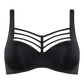 Leading Strings Balcony Bra - Strictly Black