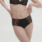 Dahlia High Waist Brief - Noir Copper