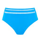 East Hampton High Waist Bikini Brief - Blue Diamond
