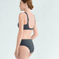 Cocos TP Front Opening Mastectomy Bikini Top - Black