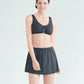 Cocos TP Front Opening Mastectomy Bikini Top - Black