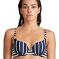 Cadiz Padded Heart Shape Bikini Top - Water Blue
