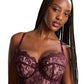 Carmen Bustier Corset - Mulberry