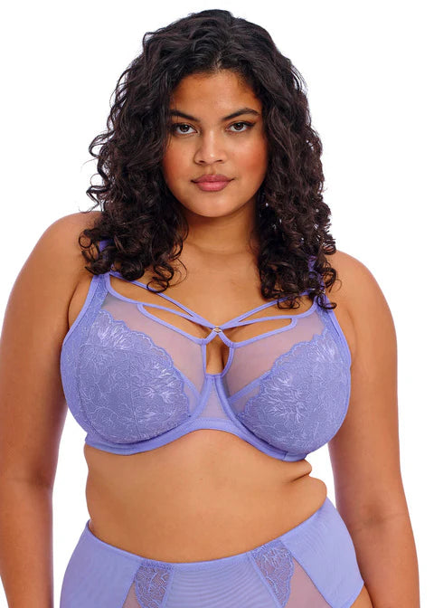 Brianna Padded Half Cup Bra - Jacaranda