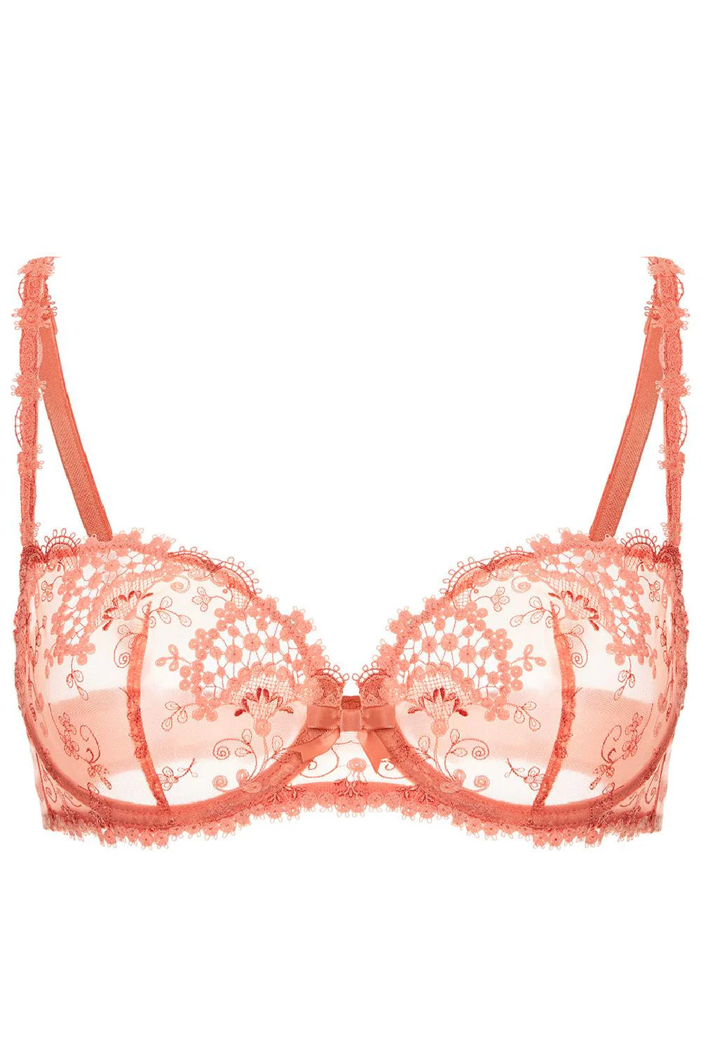 Wish Sheer Demi Bra - Ginger Rose