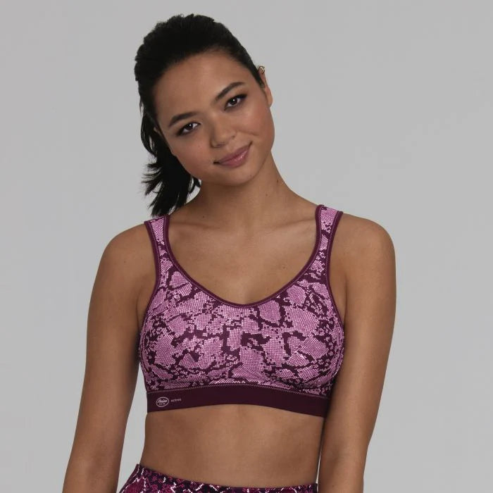 Extreme Control Sports Bra - Rose Berry