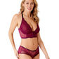 Superboost Lace Deep V Bralet - Purple Potion