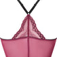 Superboost Lace Deep V Bralet - Purple Potion