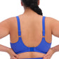 Magnetic Wrap Plunge Underwire Bikini (ES7193) - Sapphire