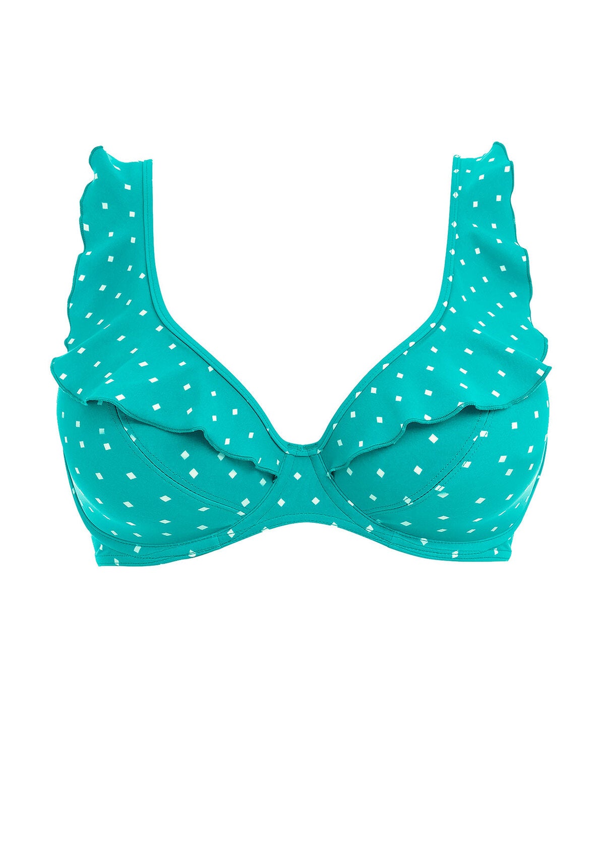 Jewel Cove High Apex Bikinitop - Marine