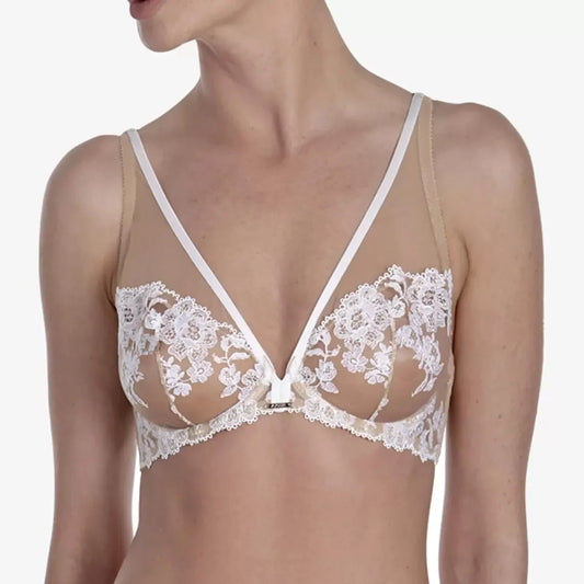 Tiramisu Plunge Bra Non-Padded - Beige/Vanilla