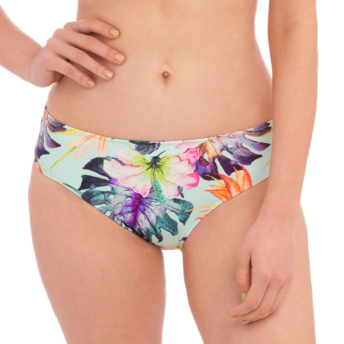 Paradiso Mid Rise Bikini Brief - Soft Mint