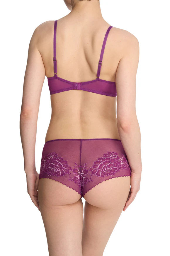 Flora Contour Underwire Bra - Grape/Blush
