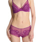 Flora Contour Underwire Bra - Grape/Blush