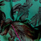 EMERALD SATIN SHORT ROBE