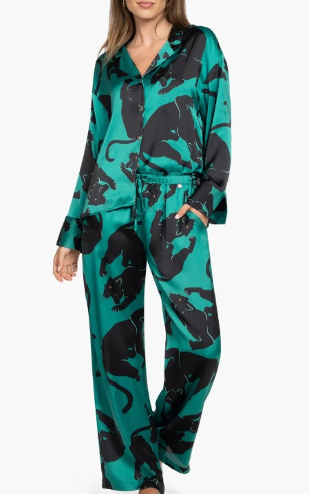 Midnight Bakery Satin Panther PJ
