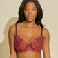Sanika Balconette Bra - Vin Brule