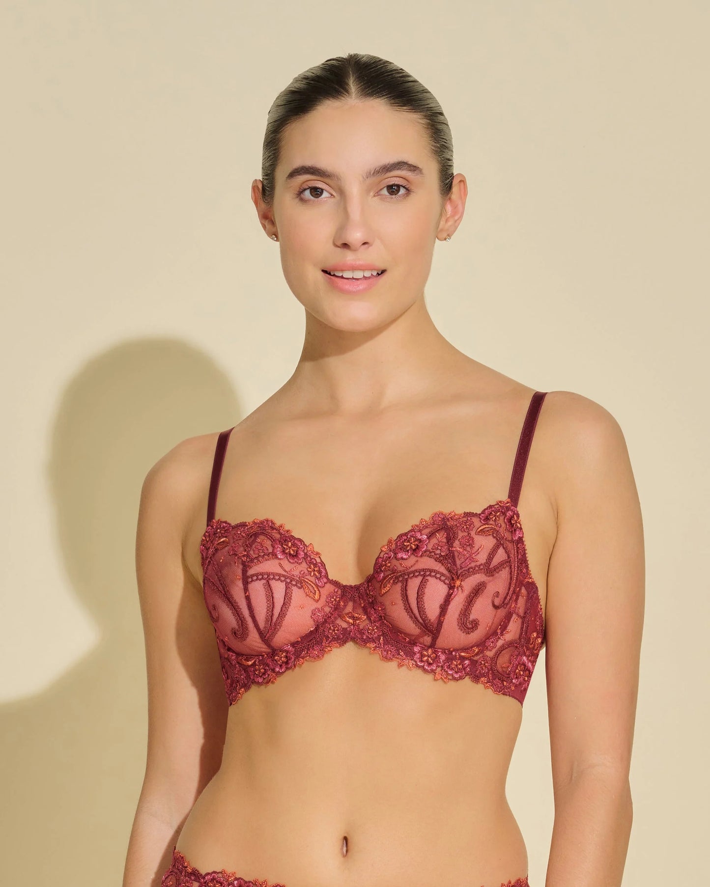 Sanika Balconette Bra - Vin Brule