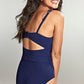 Serena Square Neck One Piece -  Azzurro Navy